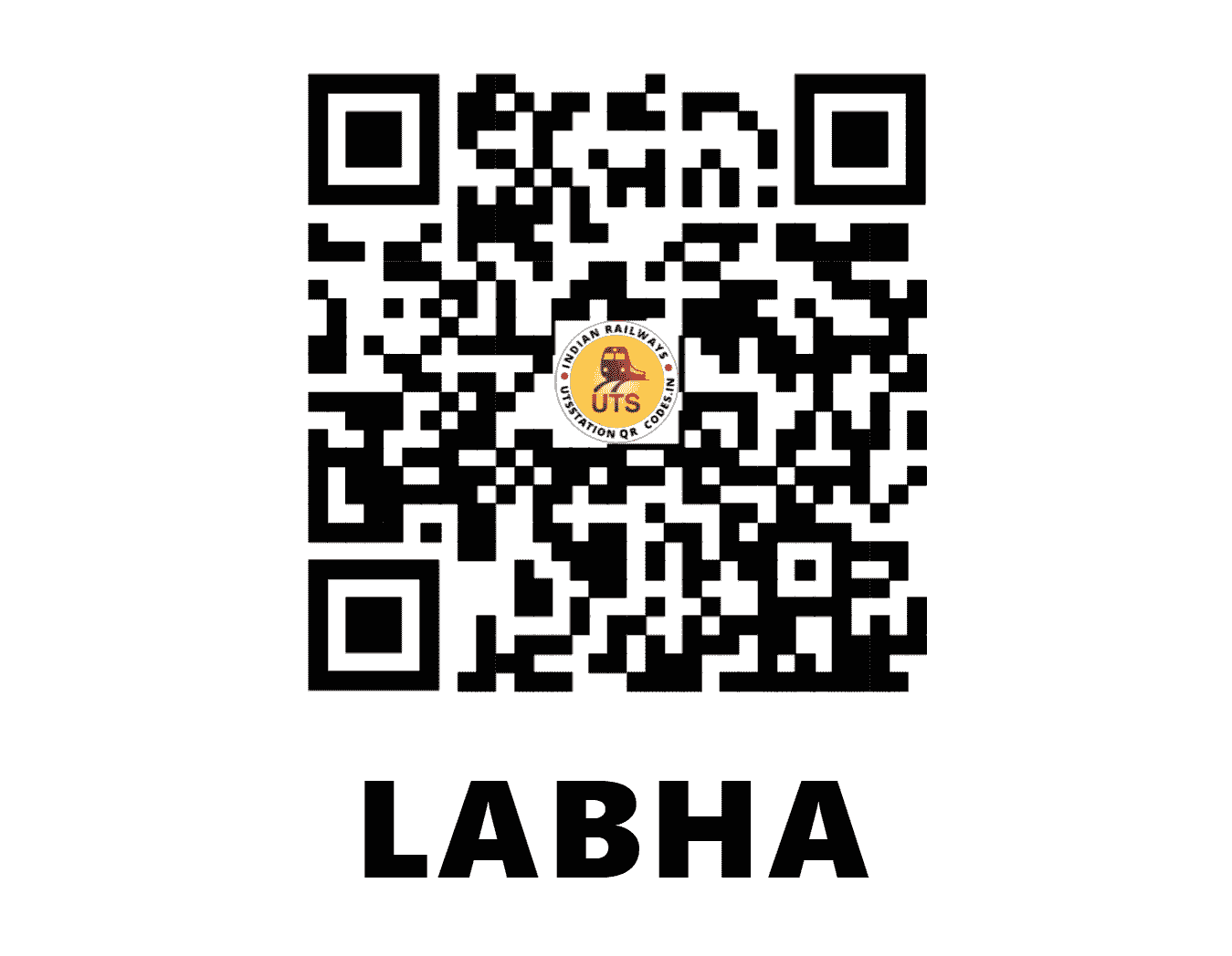 UTS QR Code for LABHA - LAV (NF - BIHAR)