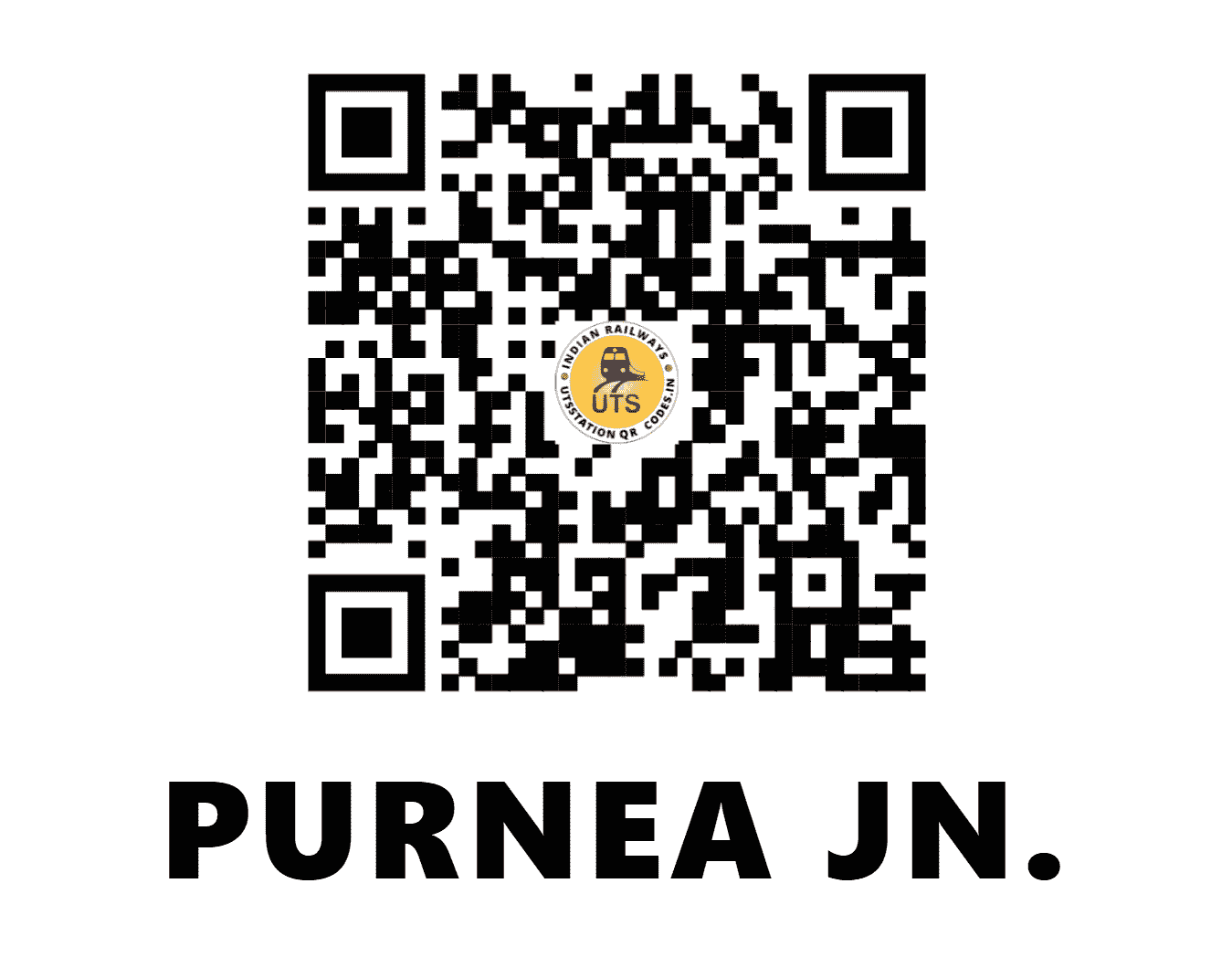 UTS QR Code for PURNEA JN. - PRNA (NF - BIHAR)