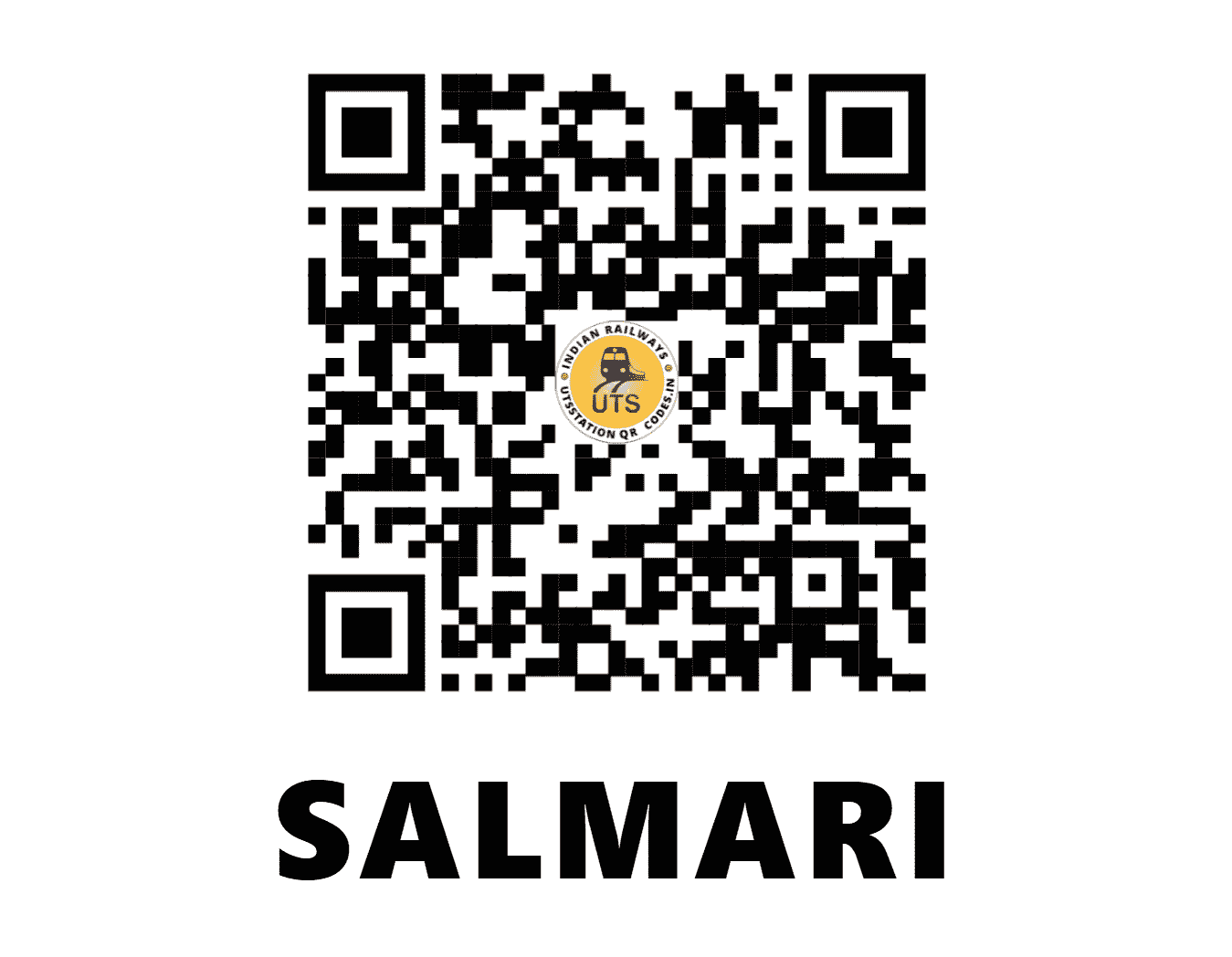 UTS QR Code for SALMARI - SRI (NF - BIHAR)