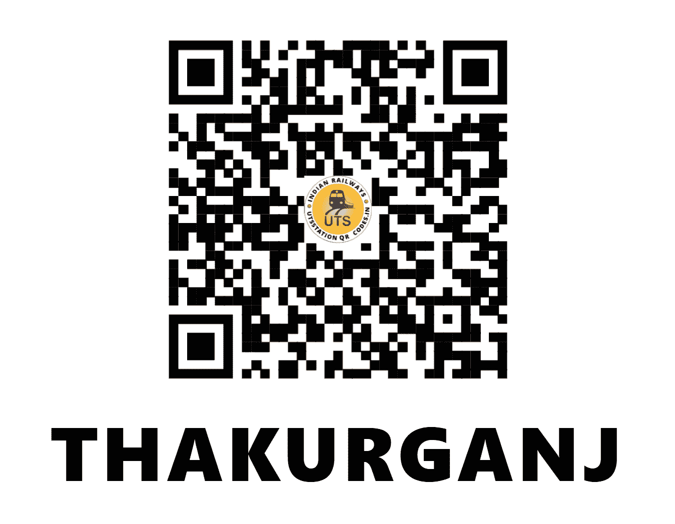 UTS QR Code for THAKURGANJ - TKG (NF - BIHAR)