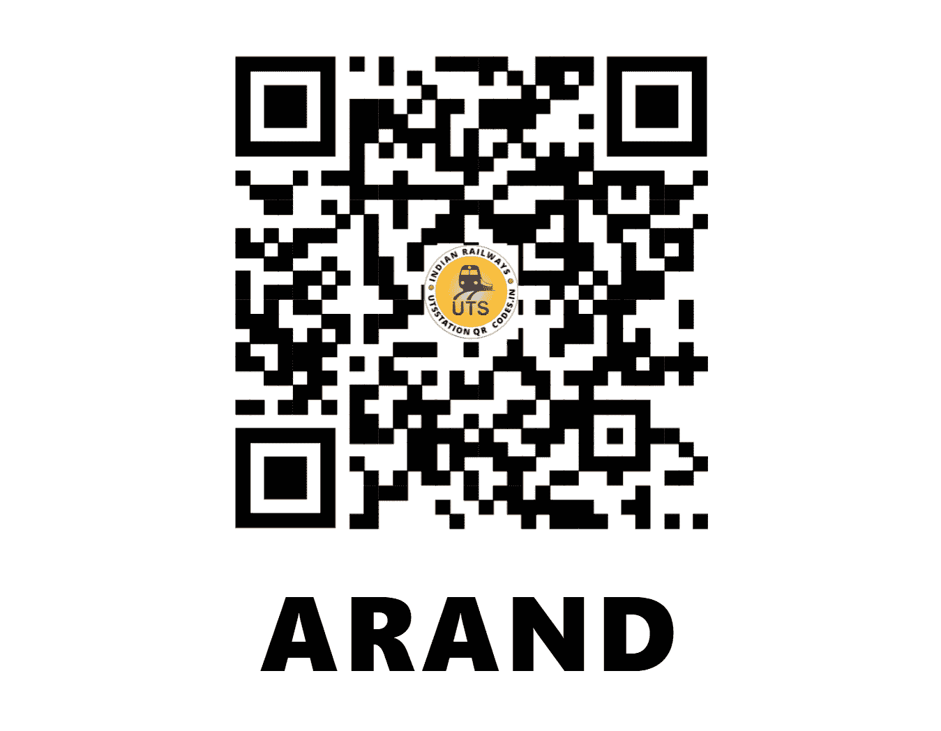 UTS QR Code for ARAND - ARN (EO - CHHATTISGARH)