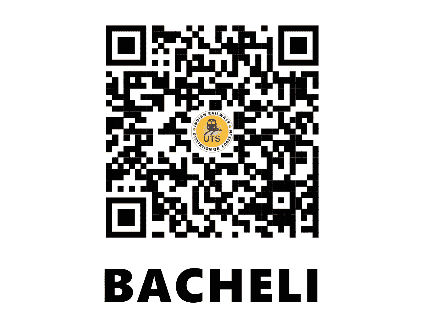 UTS QR Code for BACHELI - BCHL (EO - CHHATTISGARH)