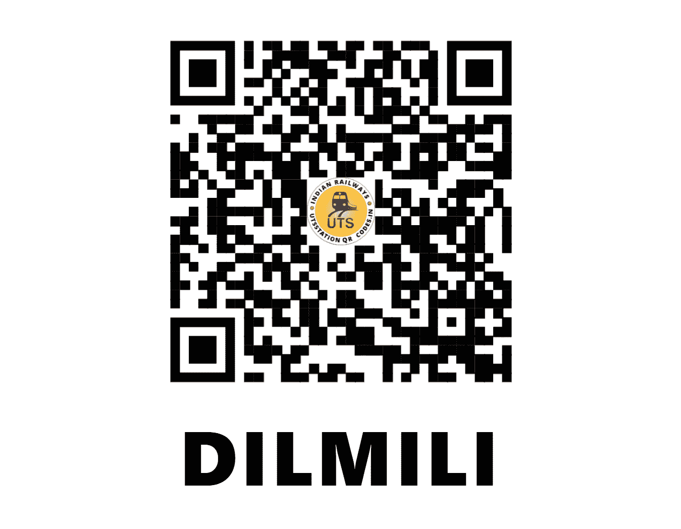 UTS QR Code for DILMILI - DMK (EO - CHHATTISGARH)