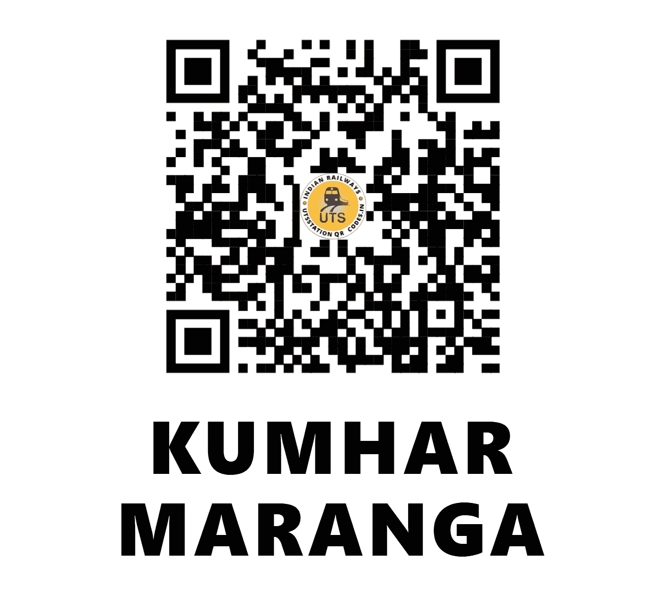 UTS QR Code for KUMHAR MARANGA - KMEZ (EO - CHHATTISGARH)