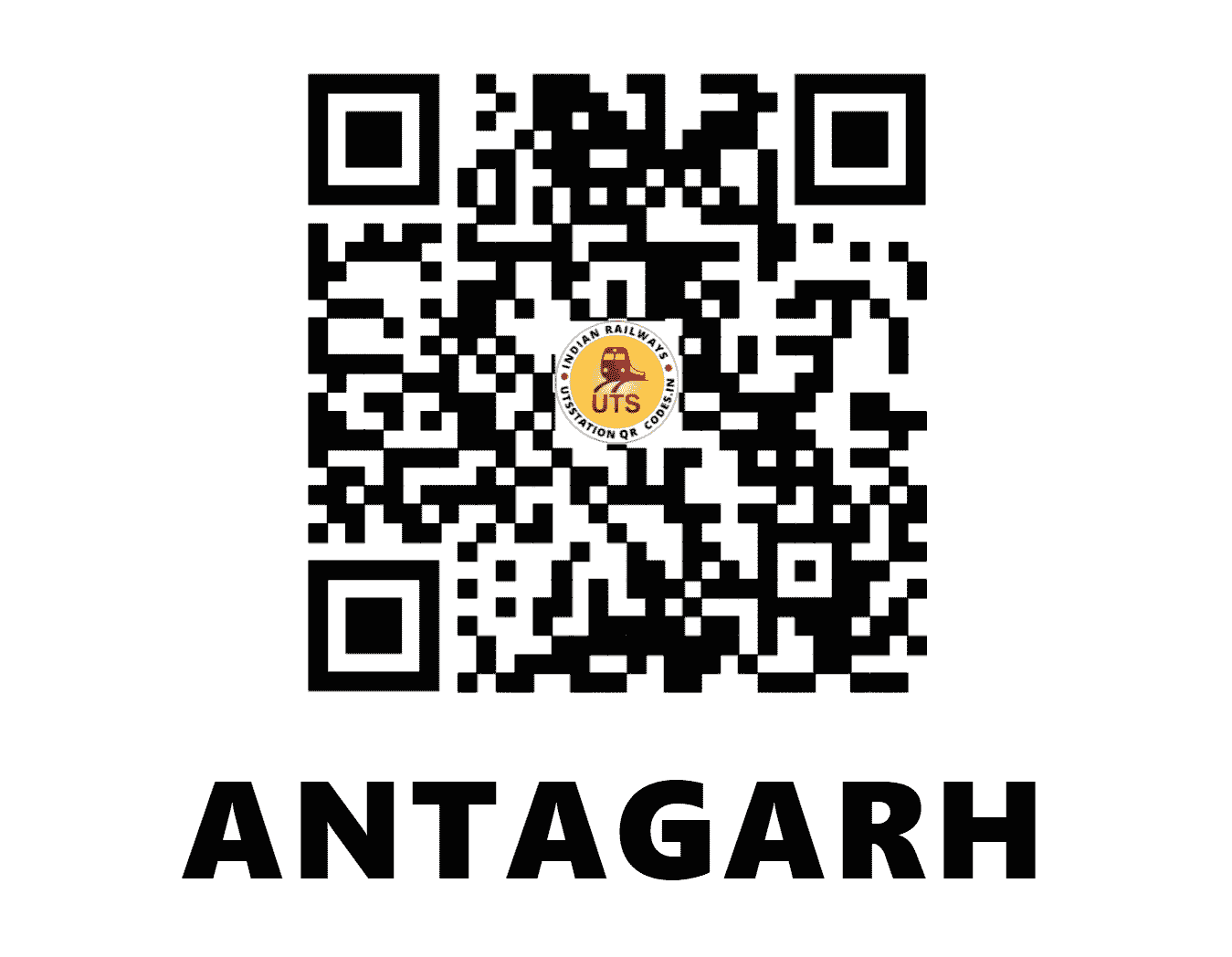 UTS QR Code for ANTAGARH - AAGH (SB - CHHATTISGARH)
