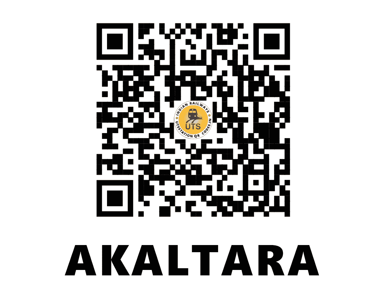 UTS QR Code for AKALTARA - AKT (SB - CHHATTISGARH)