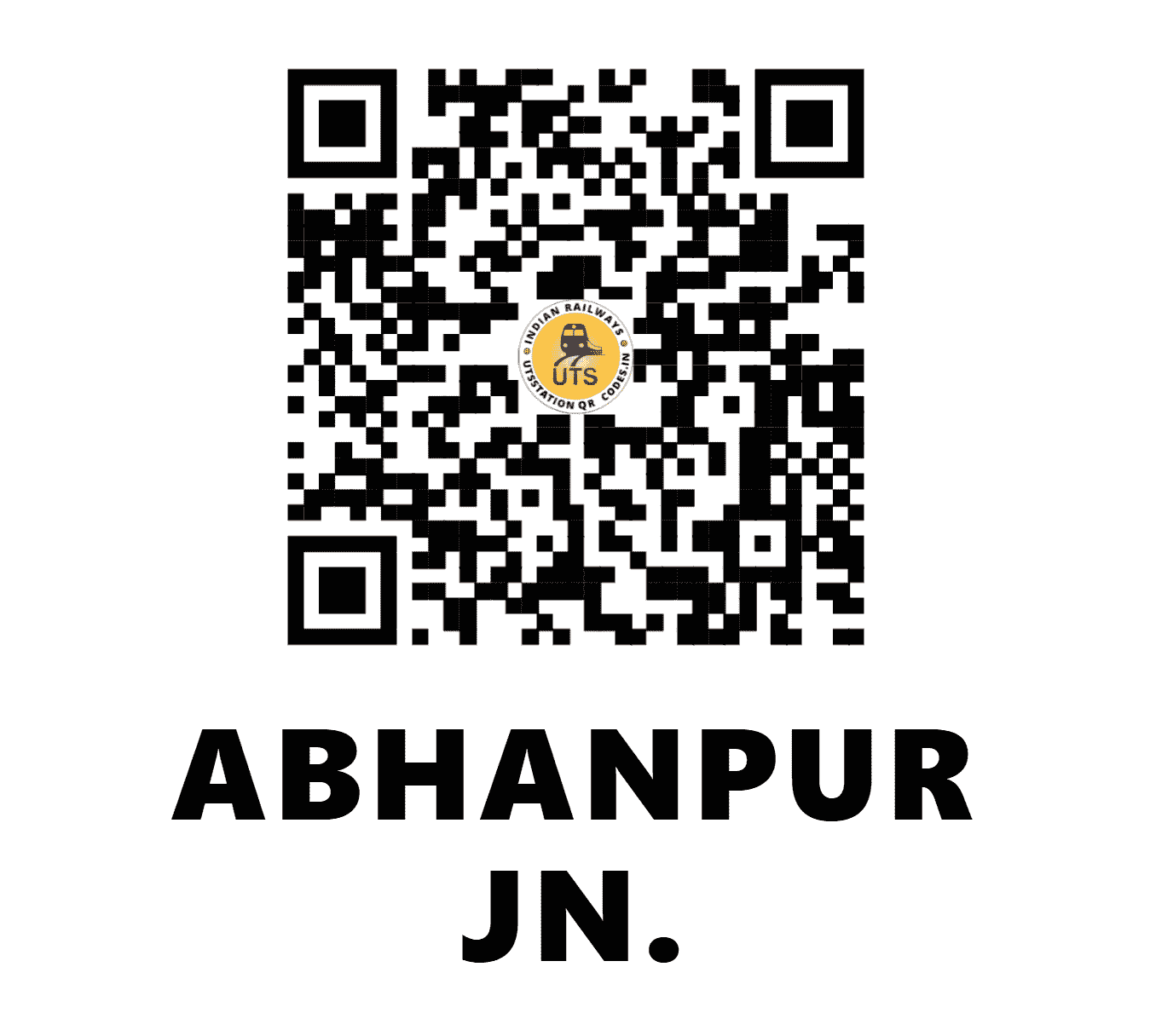 UTS QR Code for ABHANPUR JN. - AVP (SB - CHHATTISGARH)