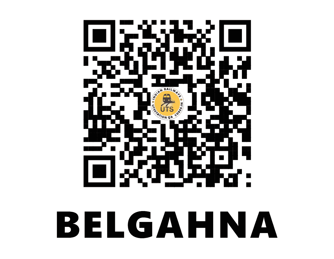 UTS QR Code for BELGAHNA - BIG (SB - CHHATTISGARH)