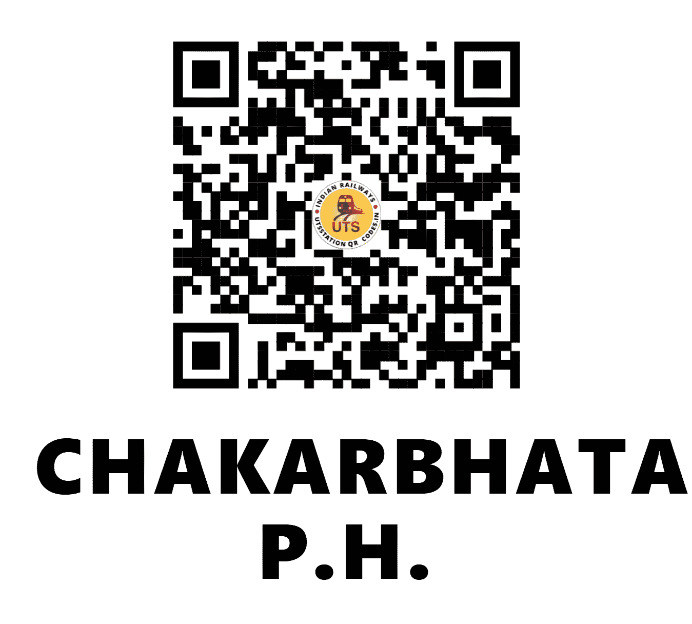 UTS QR Code for CHAKARBHATA P.H. - CHBT (SB - CHHATTISGARH)