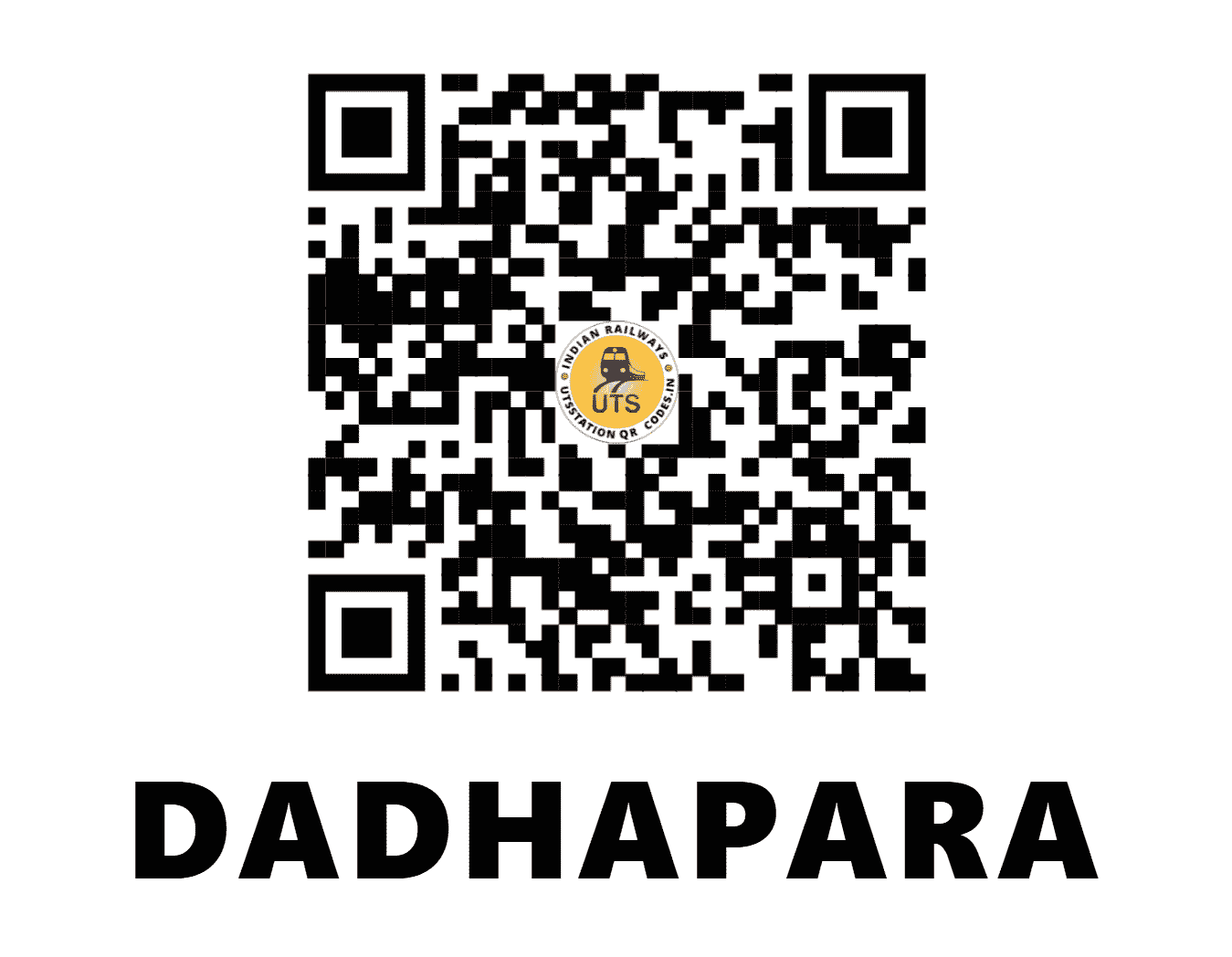 UTS QR Code for DADHAPARA - DPH (SB - CHHATTISGARH)