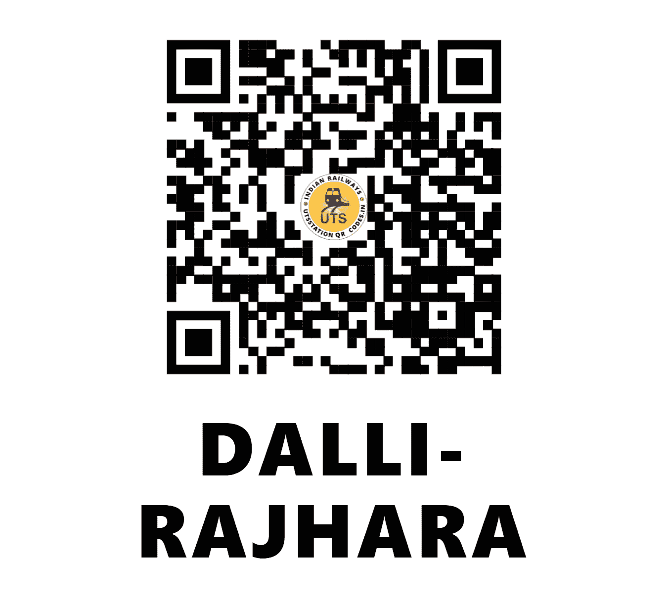 UTS QR Code for DALLI-RAJHARA - DRZ (SB - CHHATTISGARH)