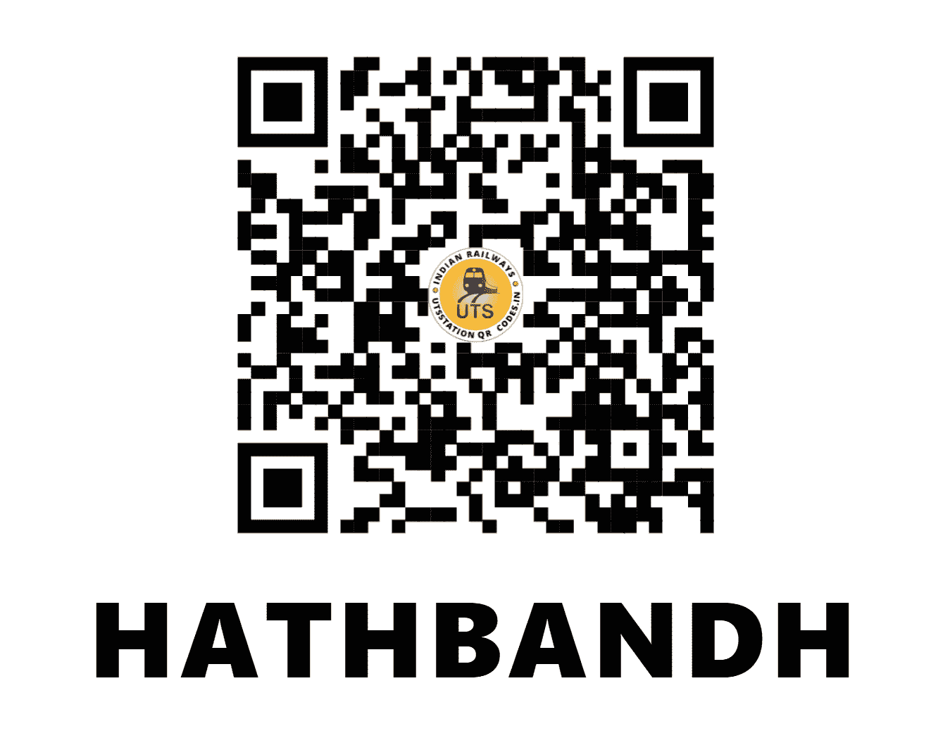 UTS QR Code for HATHBANDH - HN (SB - CHHATTISGARH)