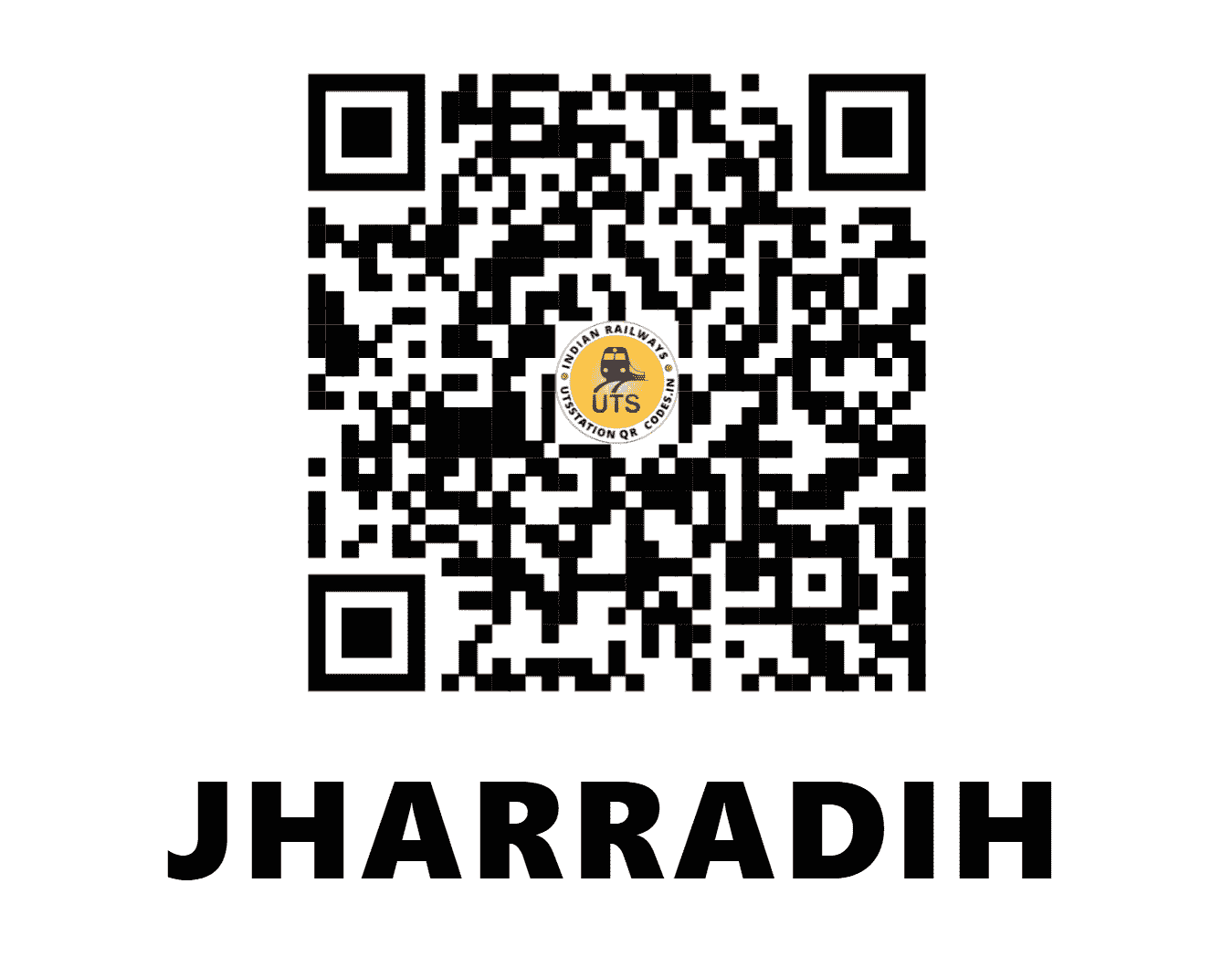 UTS QR Code for JHARRADIH - JDI (SB - CHHATTISGARH)