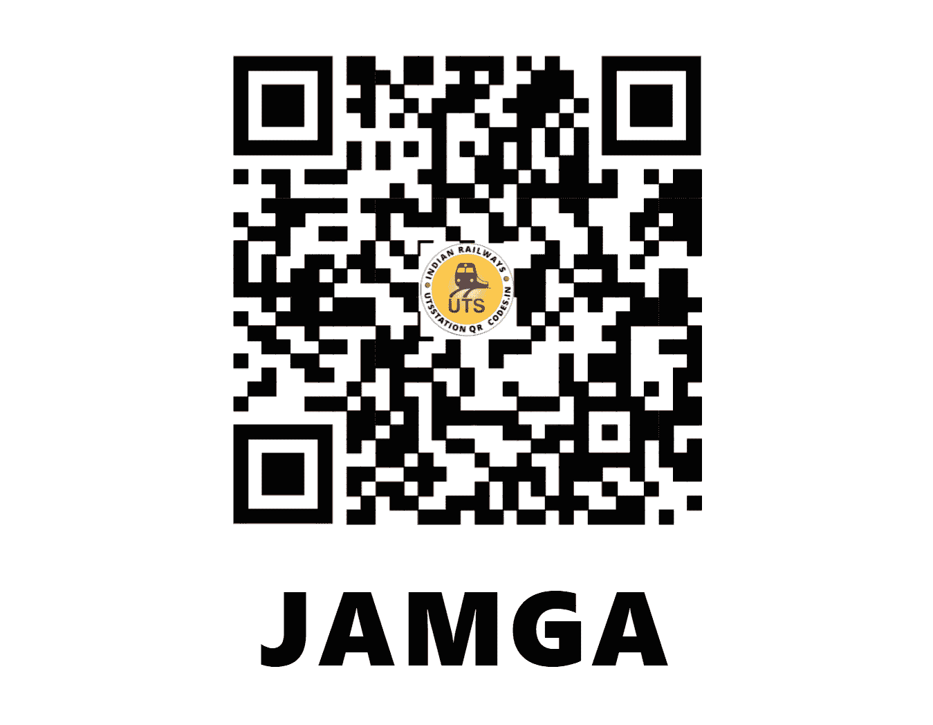 UTS QR Code for JAMGA - JMG (SB - CHHATTISGARH)