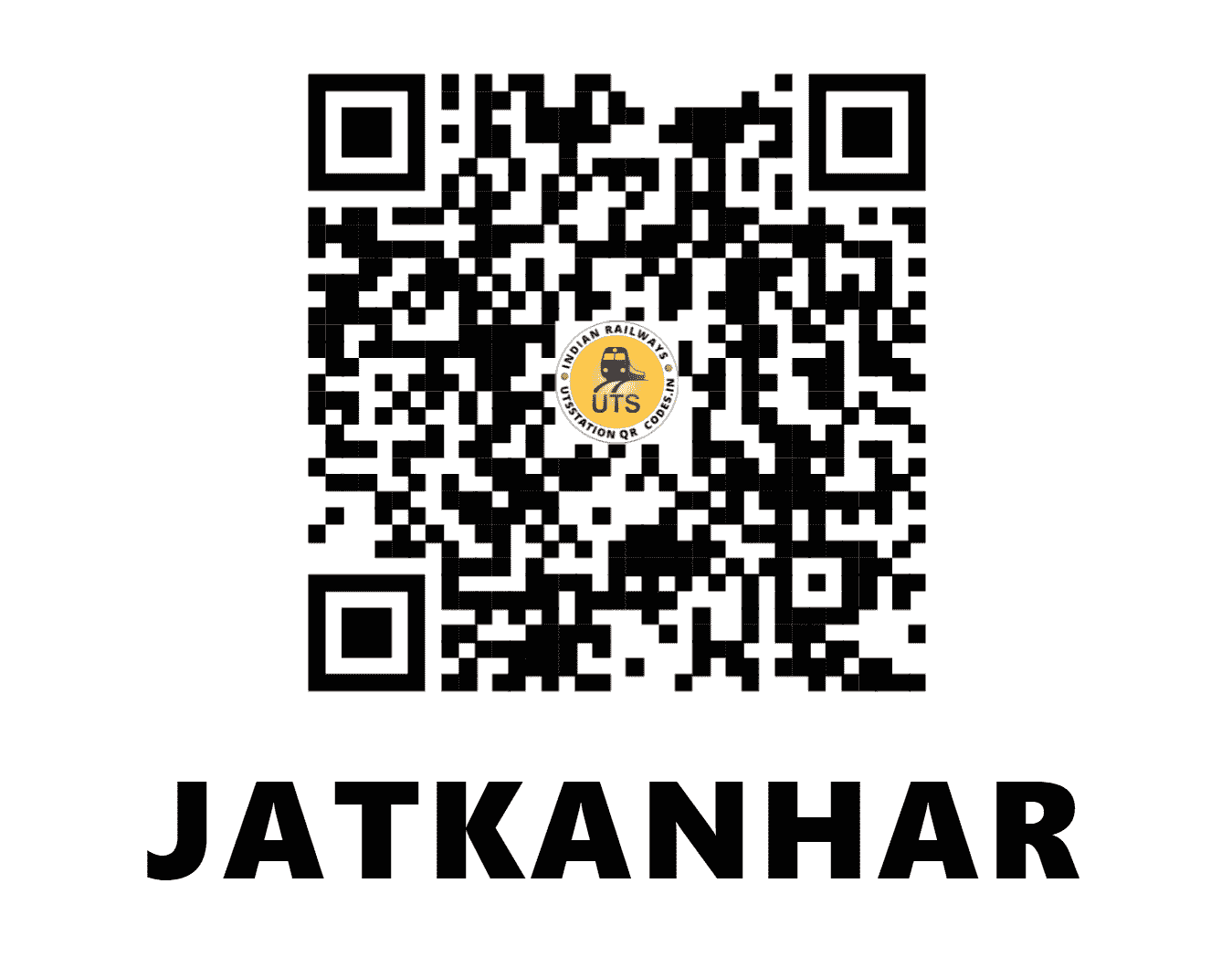 UTS QR Code for JATKANHAR - JTR (SB - CHHATTISGARH)