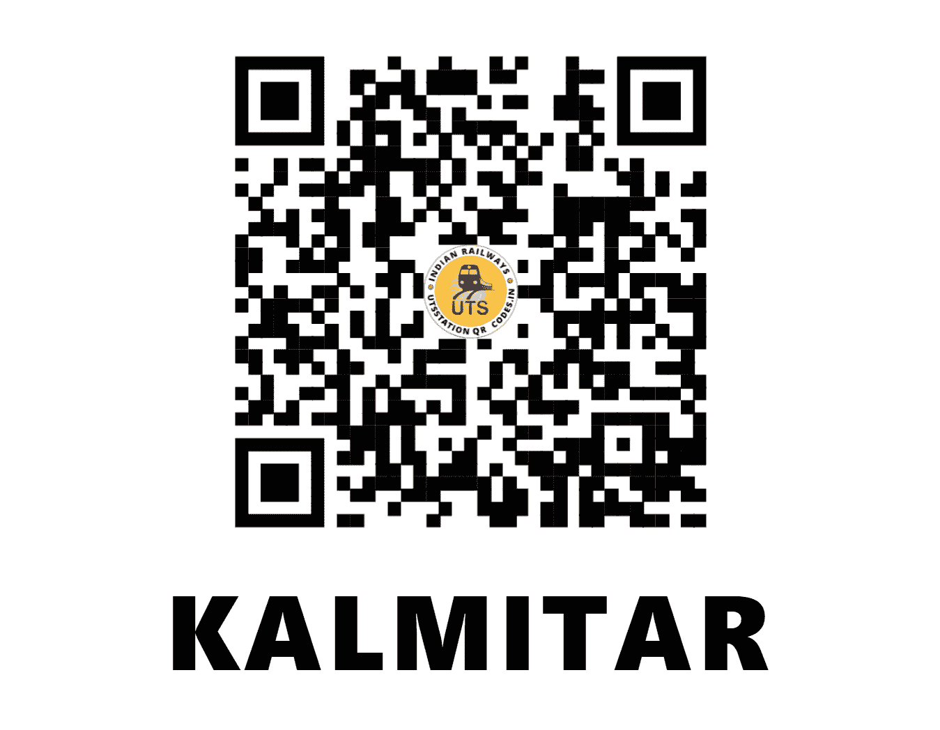 UTS QR Code for KALMITAR - KLTR (SB - CHHATTISGARH)