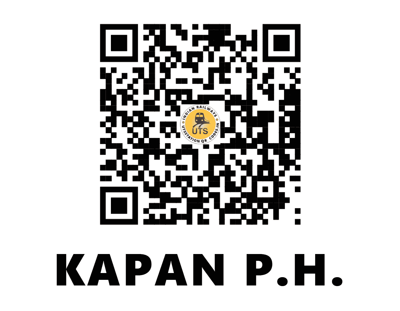 UTS QR Code for KAPAN P.H. - KPNA (SB - CHHATTISGARH)