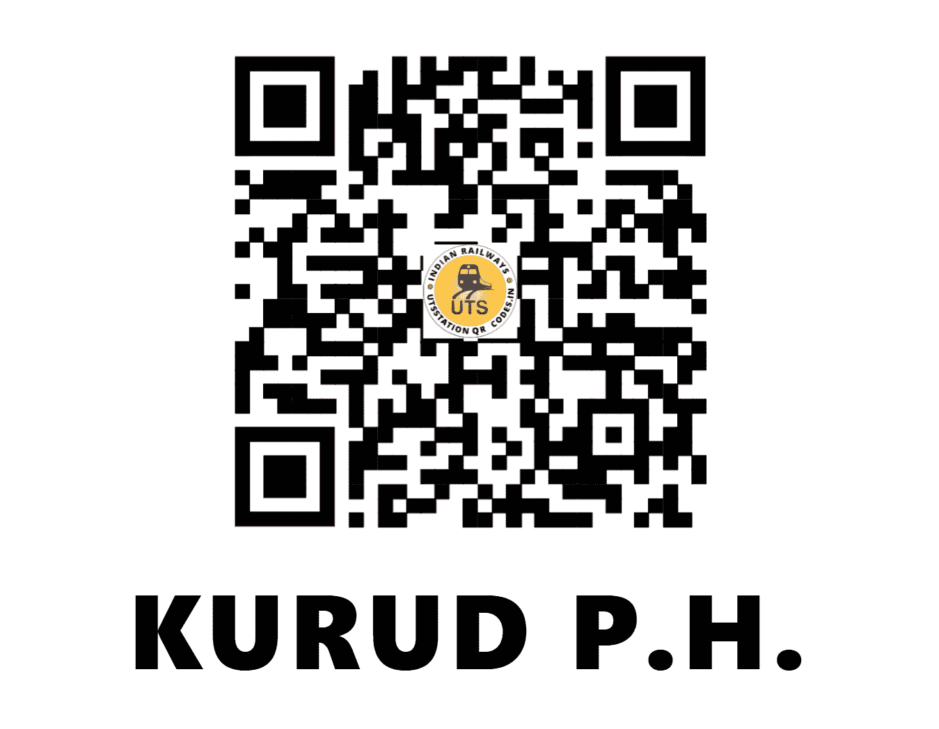 UTS QR Code for KURUD P.H. - KRX (SB - CHHATTISGARH)