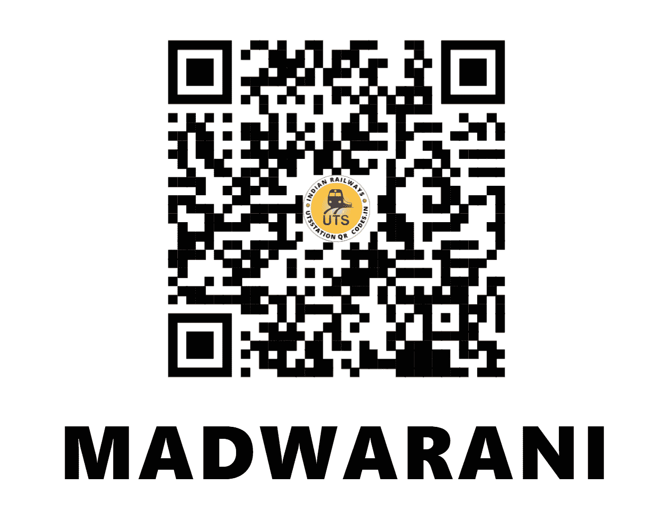UTS QR Code for MADWARANI - MWRN (SB - CHHATTISGARH)