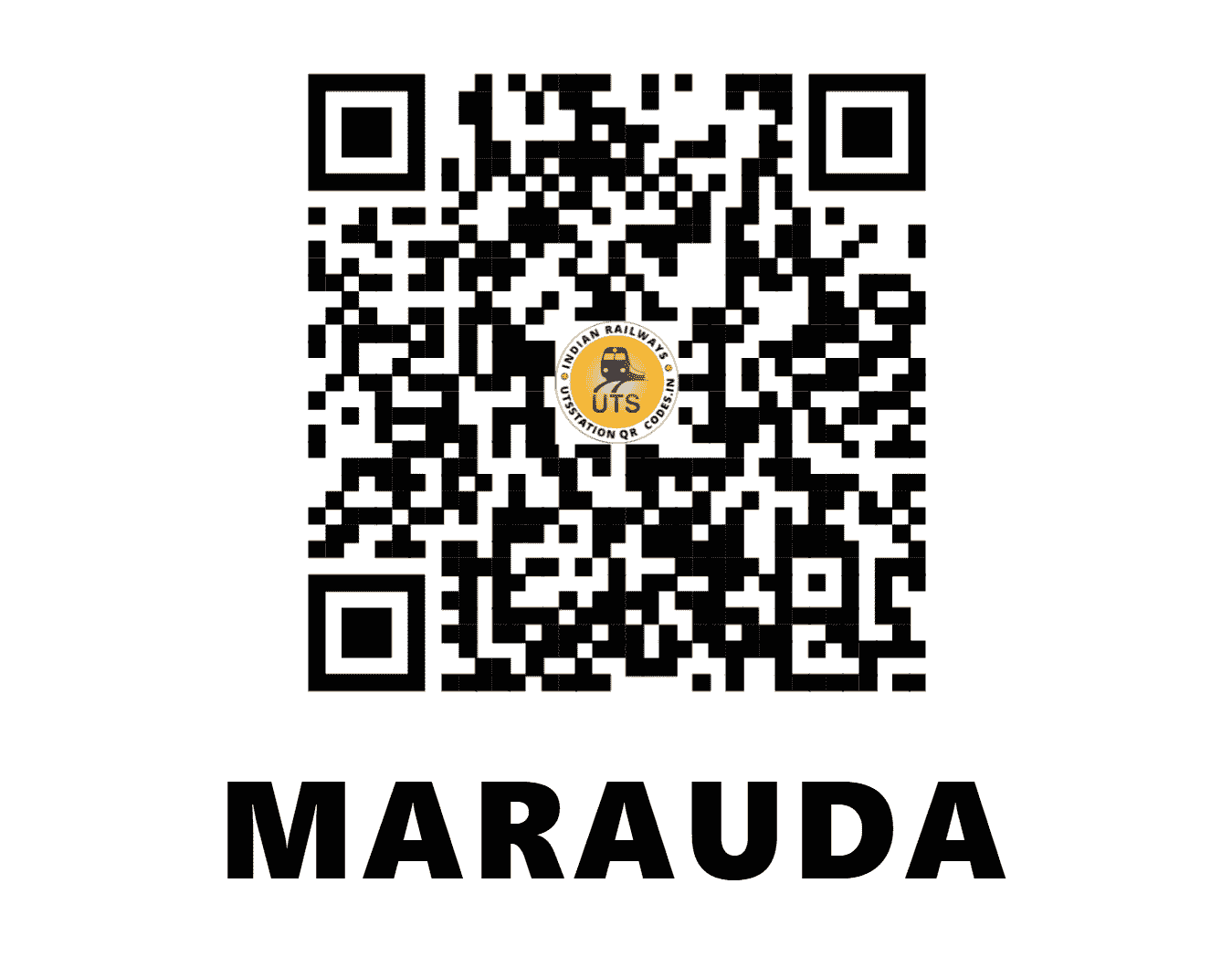 UTS QR Code for MARAUDA - MXA (SB - CHHATTISGARH)