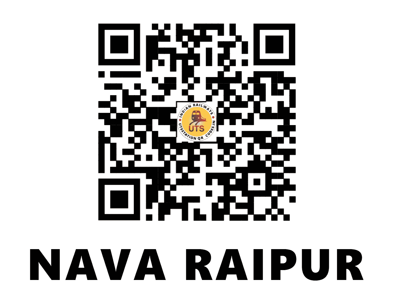 UTS QR Code for NAVA RAIPUR - NRMH (SB - CHHATTISGARH)