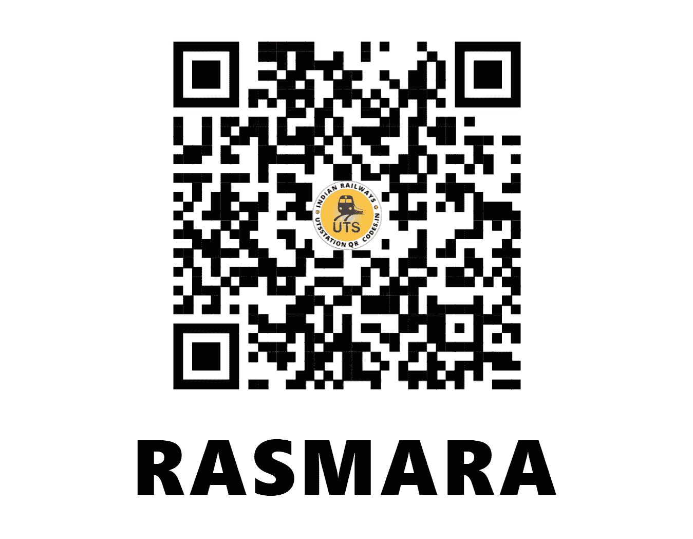 UTS QR Code for RASMARA - RSM (SB - CHHATTISGARH)