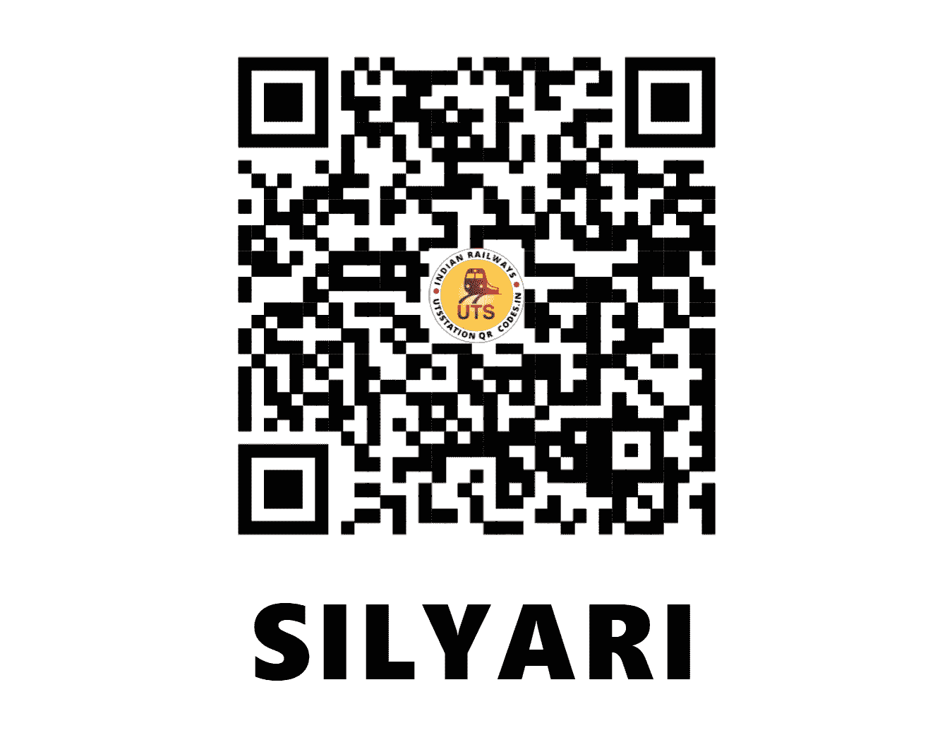 UTS QR Code for SILYARI - SLH (SB - CHHATTISGARH)