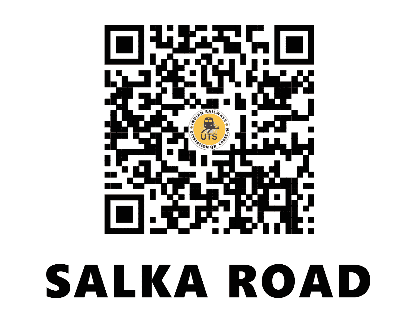 UTS QR Code for SALKA ROAD - SLKR (SB - CHHATTISGARH)