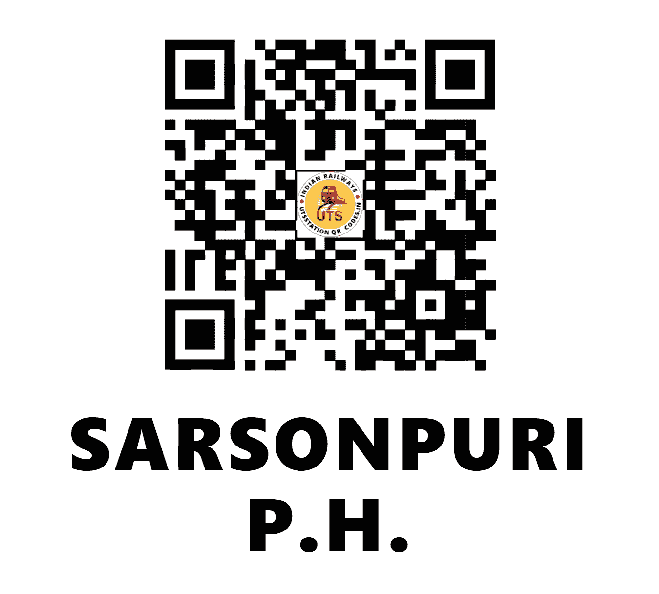 UTS QR Code for SARSONPURI P.H. - SPY (SB - CHHATTISGARH)