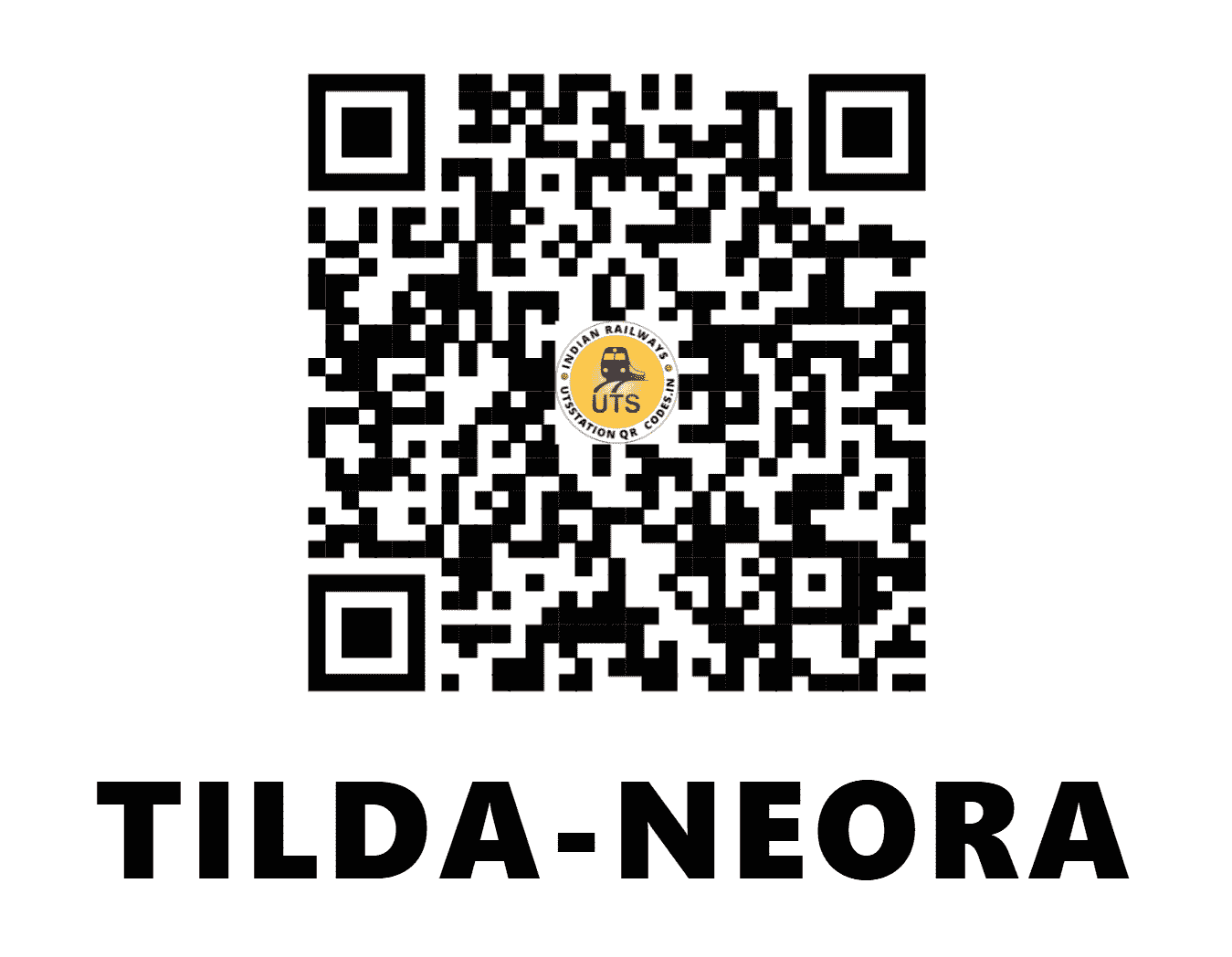 UTS QR Code for TILDA-NEORA - TLD (SB - CHHATTISGARH)