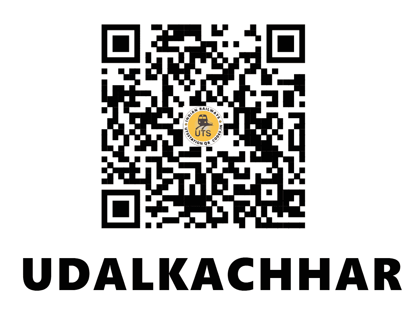 UTS QR Code for UDALKACHHAR - UKR (SB - CHHATTISGARH)