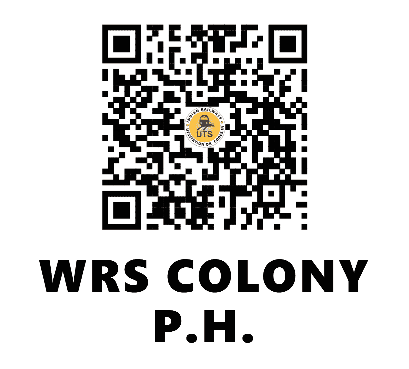 UTS QR Code for WRS COLONY P.H. - WRC (SB - CHHATTISGARH)
