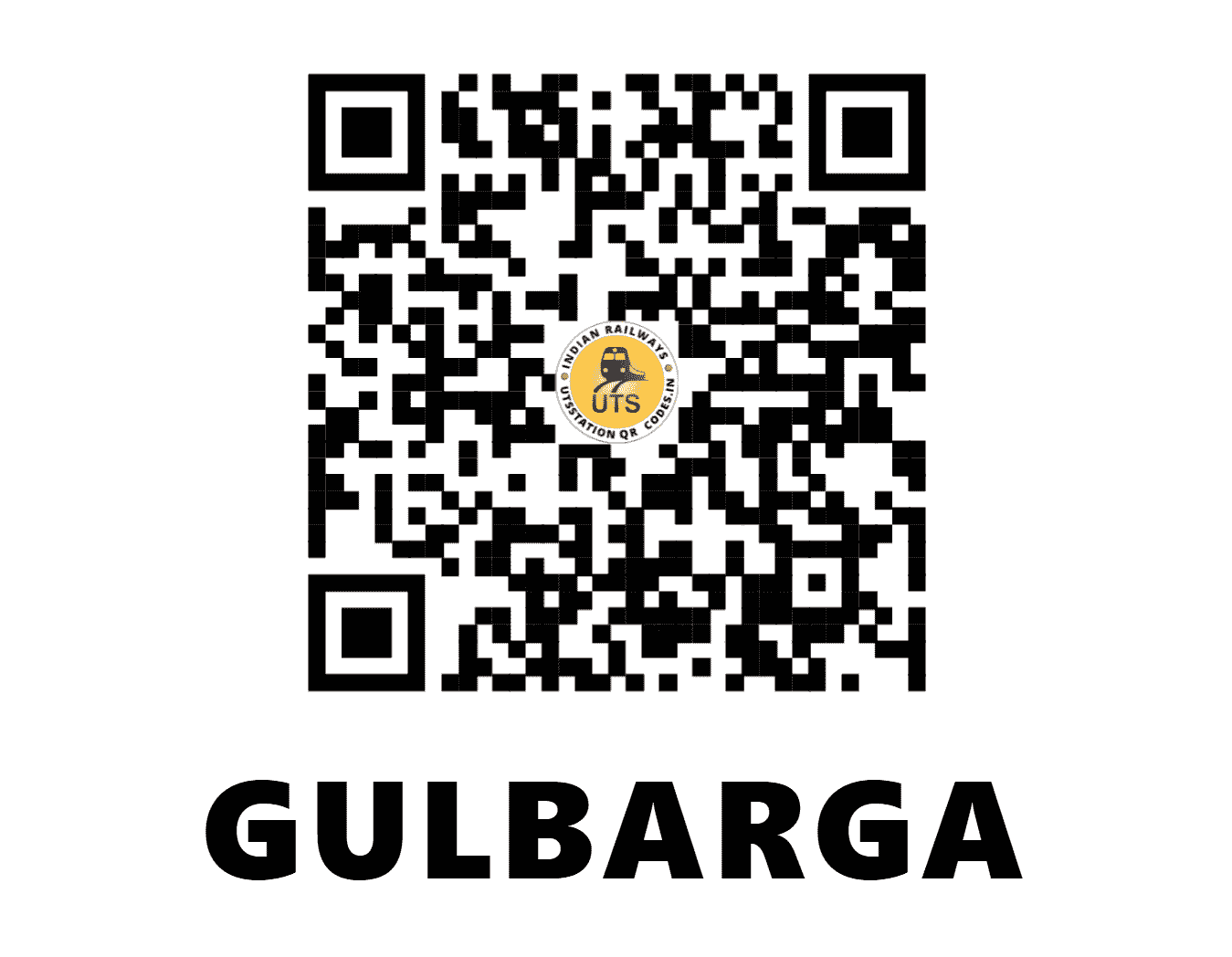 UTS QR Code for GULBARGA - GR (CR - )