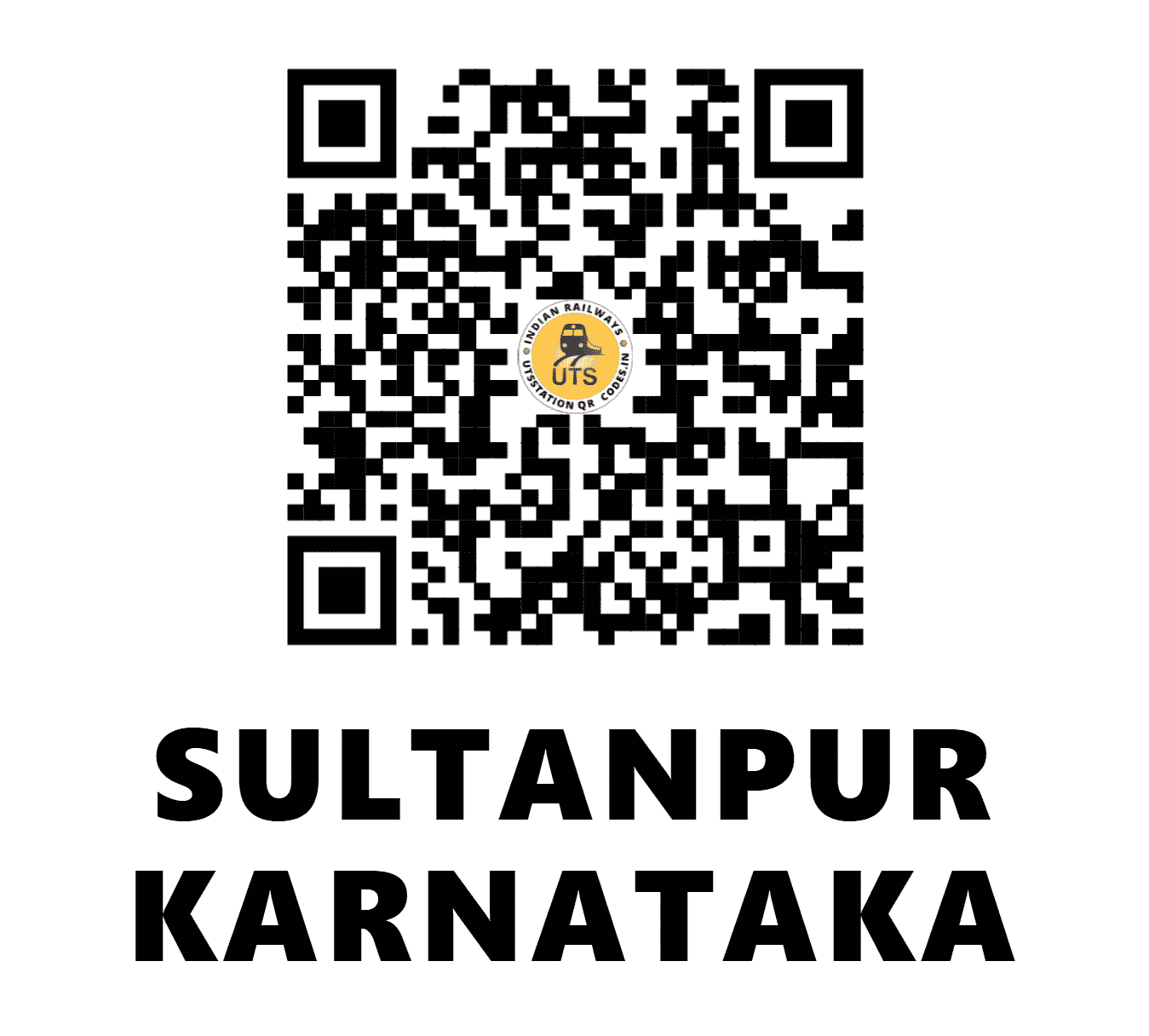 UTS QR Code for SULTANPUR KARNATAKA - SLNK (CR - )