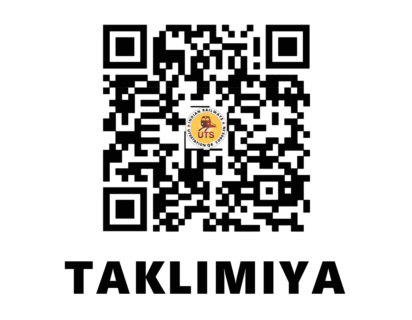 UTS QR Code for TAKLIMIYA - TKMY (CR - )
