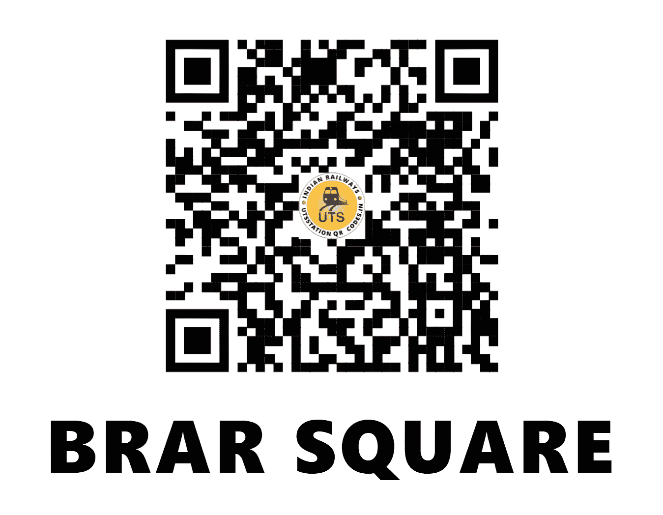 UTS QR Code for BRAR SQUARE - BRSQ (NR - DELHI)