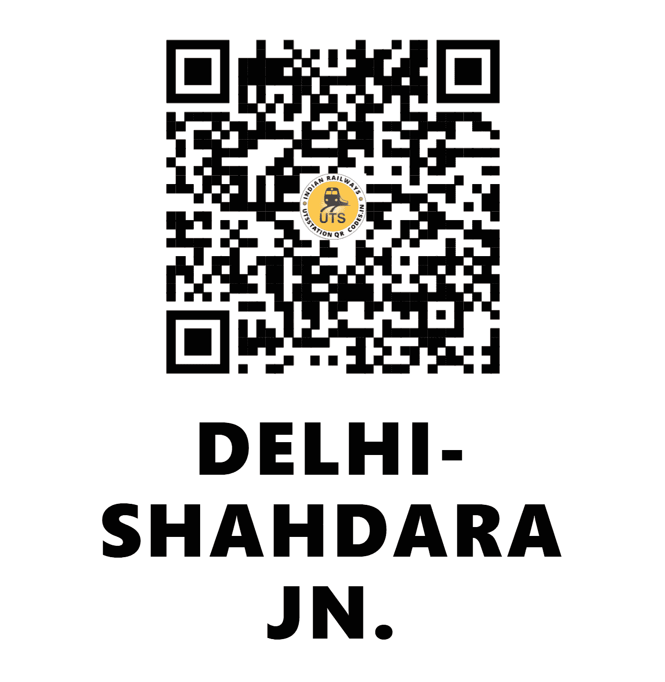 UTS QR Code for DELHI-SHAHDARA JN. - DSA (NR - DELHI)