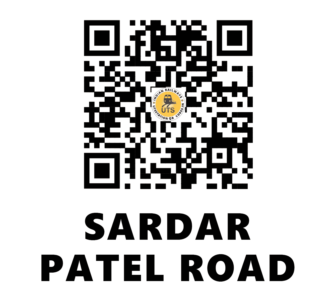 UTS QR Code for SARDAR PATEL ROAD - SDPR (NR - DELHI)