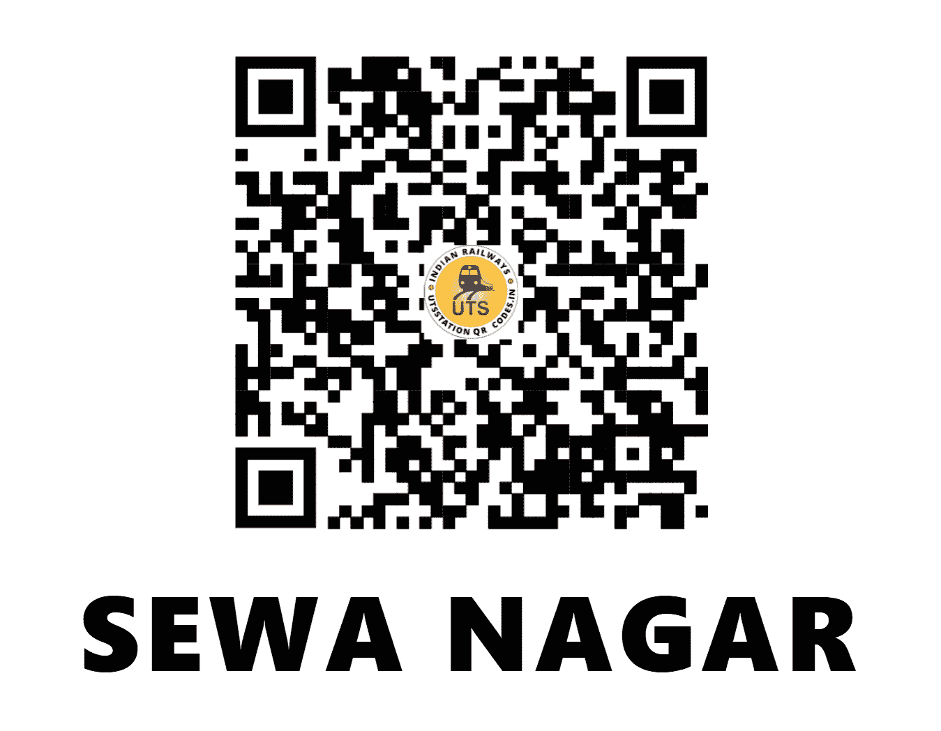 UTS QR Code for SEWA NAGAR - SWNR (NR - DELHI)