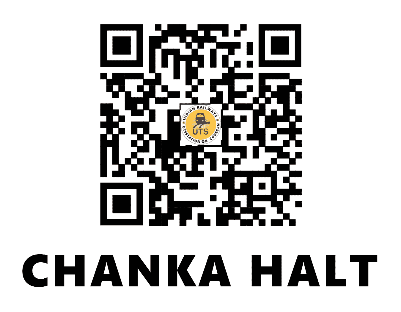 UTS QR Code for CHANKA HALT - CKHT (EC - )