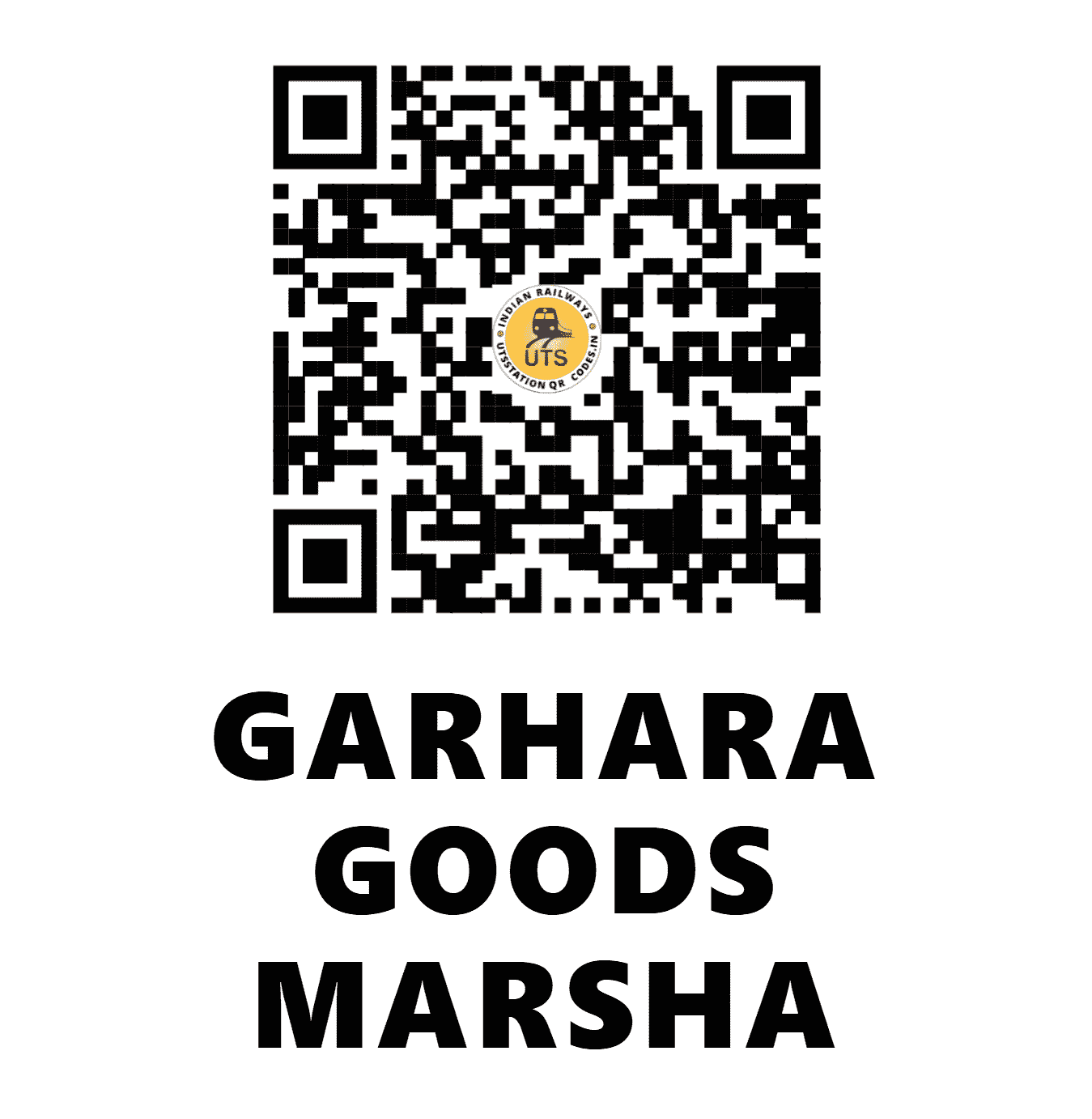 UTS QR Code for GARHARA GOODS MARSHA - GHZ (EC - )