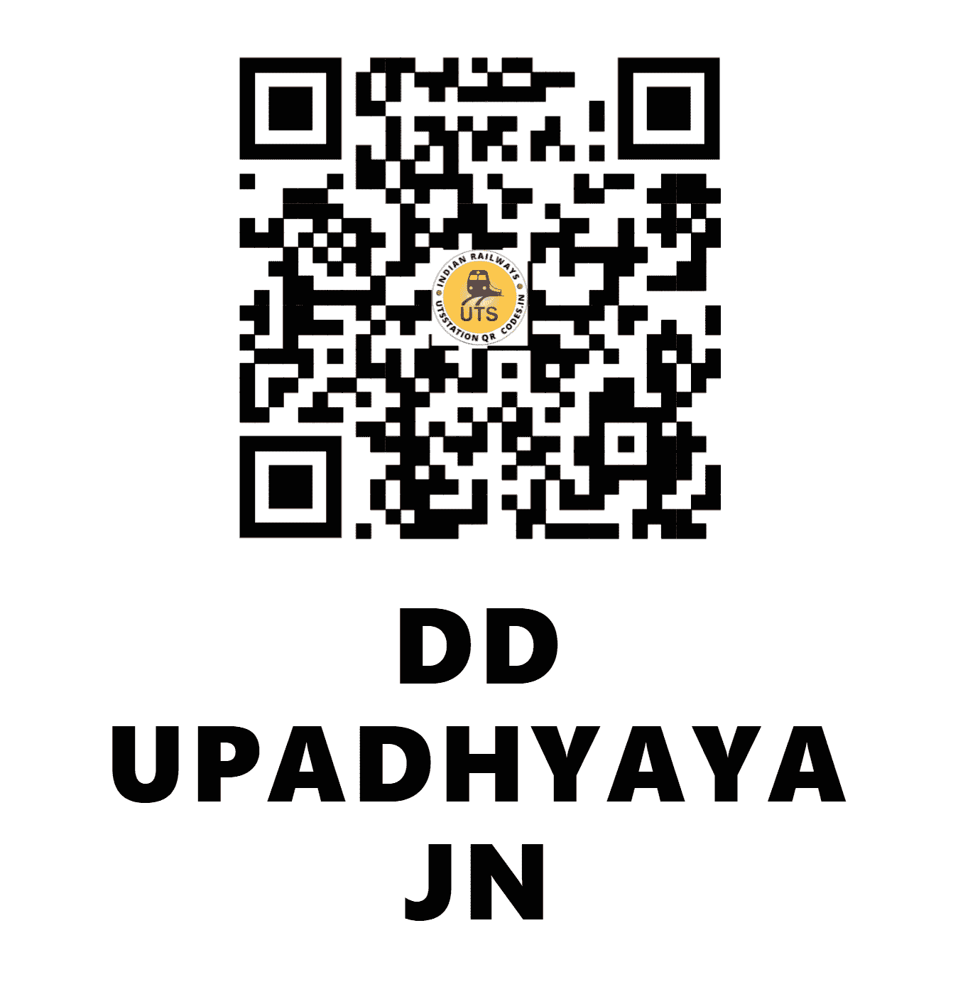 UTS QR Code for DD UPADHYAYA JN - MGS (EC - )