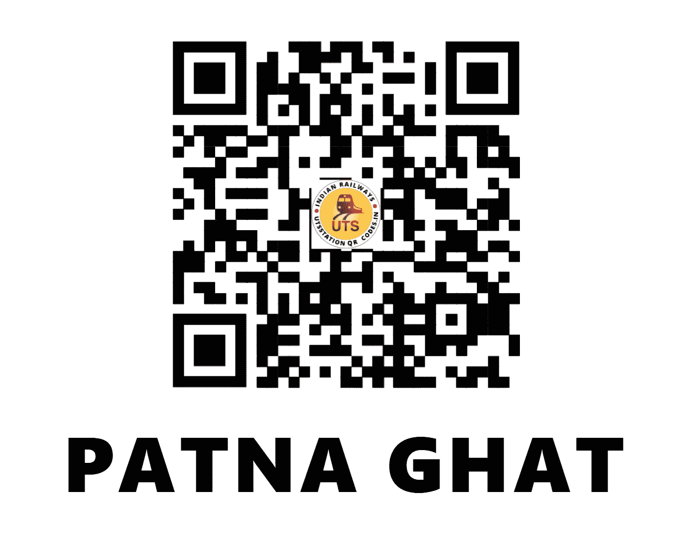 UTS QR Code for PATNA GHAT - PTG (EC - )