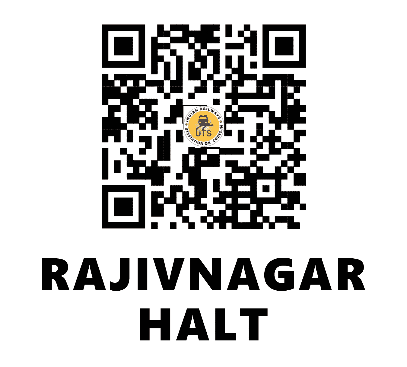 UTS QR Code for RAJIVNAGAR HALT - RVN (EC - )