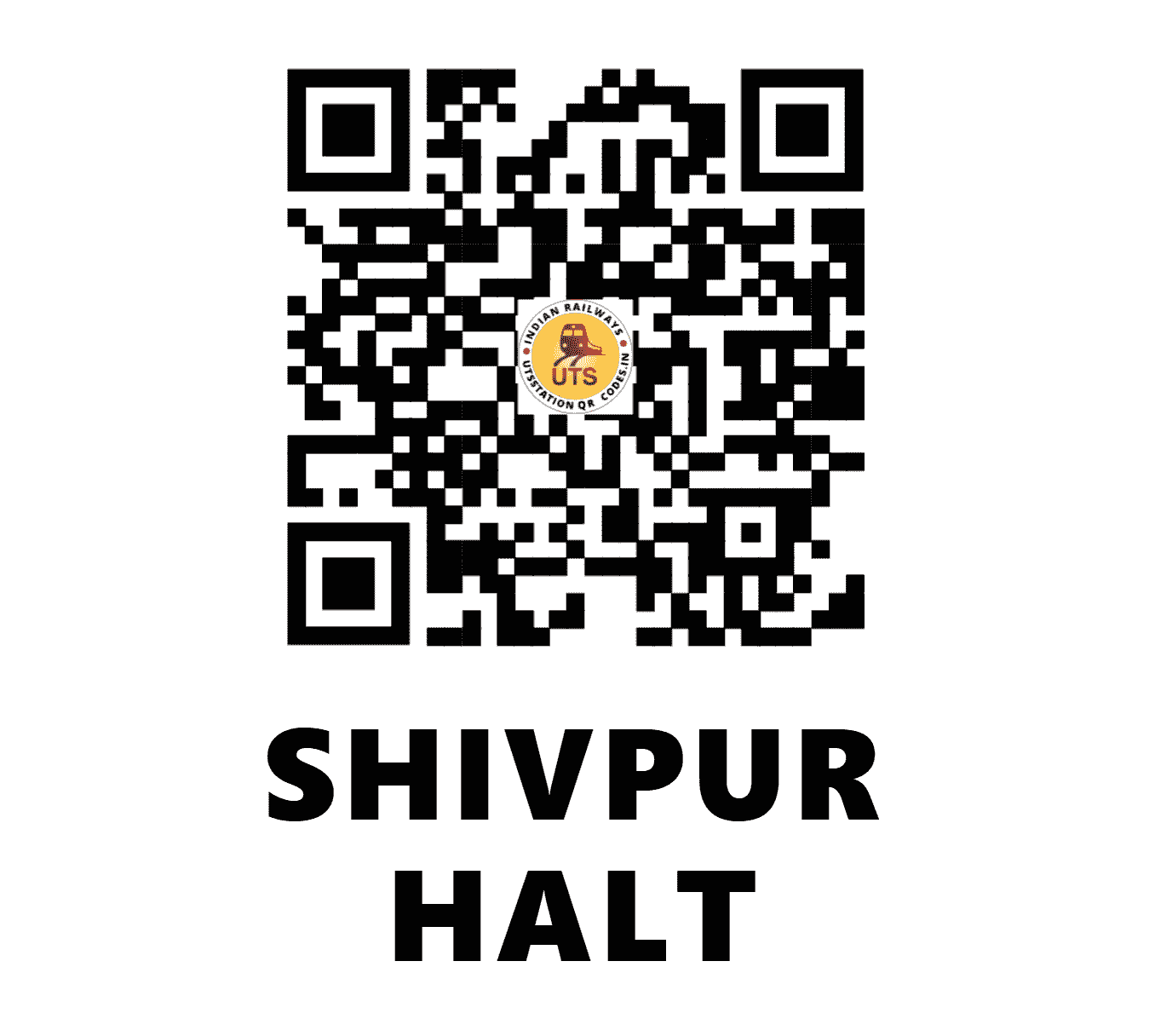 UTS QR Code for SHIVPUR HALT - SVPH (EC - )