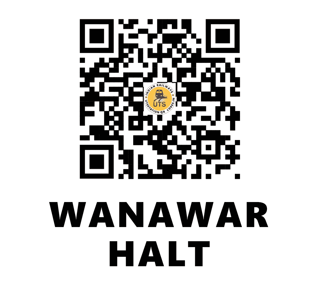UTS QR Code for WANAWAR HALT - WW (EC - )