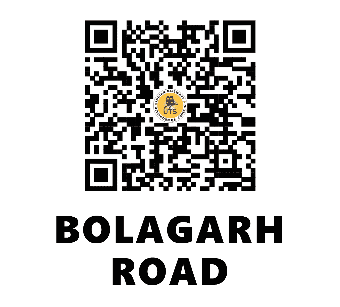 UTS QR Code for BOLAGARH ROAD - BORD (EO - )