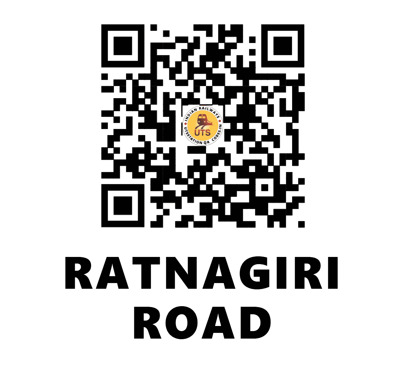 UTS QR Code for RATNAGIRI ROAD - RTGR (EO - )