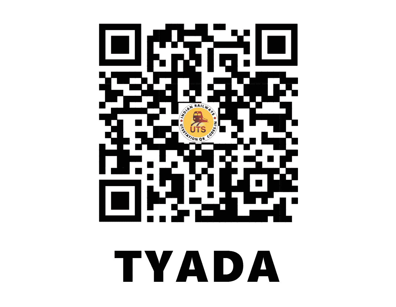 UTS QR Code for TYADA - TXD (EO - )