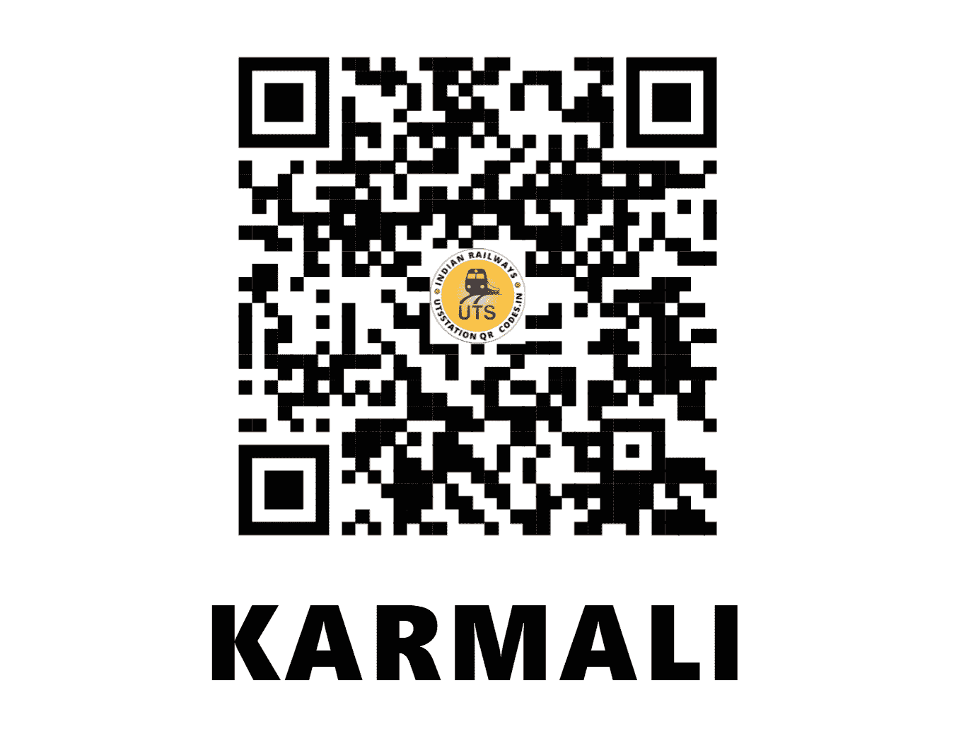 UTS QR Code for KARMALI - KRMI (KR - GOA)